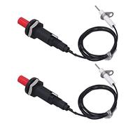 Allumeur Piézo-électrique Push Botton, Kit D'allumage de Remplacement pour Gril à Gaz pour Briquet de Cuisine en Céramique pour Grils à Gaz, Allume-feu à Bouton-poussoir