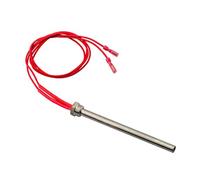 Allumeur pour Poêle à Pellets Hot Rod, Élément d'allumage 220V 300W pour Poêle à Granulés en Bois, Tube Lumineux Chauffant de 140mm pour Appareil de Chauffage (Filetage M16, Pas de 1,5mm)'