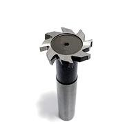 ALLZZY T Slot Fraise for Métal HSS Woodruff Clé Siège Routeur Bit Épaisseur 1-12mm Diamètre 8-50mm (Color : 1.5 mm, Size : 14D 8d 60L)