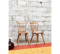 Alma, la paire de chaises en bois n°729