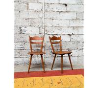 Alma, la paire de chaises en bois n°733