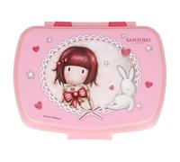ALMACENESADAN 2631 Appareil à croque-Monsieur rectangulaire Multicolore Gorjuss, Produit en Plastique, sans BPA, Dimensions intérieures 16,5 x 11,5 x 5,5 cm