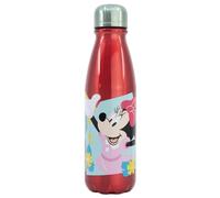 ALMACENESADAN 4998 Bouteille en aluminium multicolore 400 ml Disney Minnie Mouse so edgy bows, sans BPA.