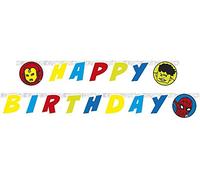 ALMACENESADAN, 5190 Pack Fête Anniversaire Guirlande Happy Birthday Licence (Aven)