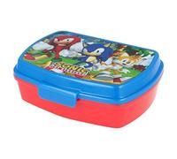 ALMACENESADAN; 5463 - Pack rentrée scolaire et cadeau ; composé d'une boîte à sandwich rectangulaire multicolore, produit réutilisable, sans BPA (sonic)