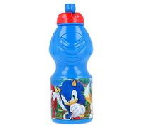 ALMACENESADAN Bouteille sport multicolore, produit en plastique réutilisable, sans BPA, capacité 400 ml (bleu)