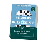 Almaniak Silver 365 jours de mots croisés 2027 - Collectif - Editions 365 - Coffret - Ephéméride