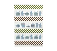 Almedahls Torchon de cuisine Grytskåpet 47x70 cm Multi-bleu-vert
