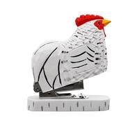 Almencla Agrafeuse En Bois à Motif Animal, Créative et Mignonne, Statuette D'animal Sculptée à La Main, Agrafeuse de Bureau pour L'école, Forme de Coq