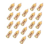 Almencla Kit de 20 Chevilles Autoperceuses pour Plaques de Plâtre, Chevilles D'expansion pour Plaques de Plâtre, 1,2 cm x 3 cm