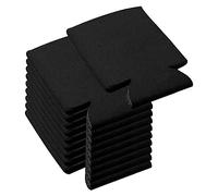 Almencla Lot de 10 Manchons Isothermes Souples En Néoprène pour Canettes de Bière, Bouteilles D'eau et Canettes de Modèles Vierges Pliables à Personn, noir
