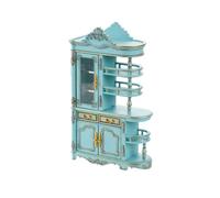 Almencla Meuble Miniature Décoratif | Réaliste, Armoire Ppée, Traparent, ctionneurs, Bleu