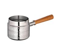 Almencla Mini Casserole En Acier Inoxydable Gain Place e Casserole Corps Texturé Récipient à Poignée pr es, 12cm