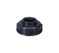 Almencla Raccord de Tuyau D'arrosage pour Réservoir d'eau IBC, Pièce de Rechange, Vanne pour Réservoir d'eau IBC, Accessoire de Raccordement, Noir DN25