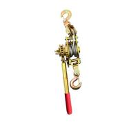 Almencla Tendeur de Câble Treuil de Halage Extracteur à Cliquet et Palan Manuel Outil de Traction Robuste avec Cliquet Puissant à Une Main Adapté pour Garage, 2 Tonnes