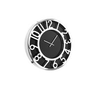 Almina horloge murale élégante pour votre maison 60 cm avec chiffres noir/argenté
