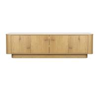 ALMIRA - Meuble TV en bois clair L180 Marron