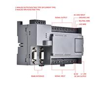 Alomejor Automate Programmable Logique 220 V Relais Sortie | Compatible avec 6ES7 214-2BD23-0XB8, alimentation AC, capacité longue durée, plaque E/S avec coupleur optique
