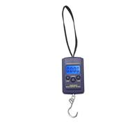 Alomejor Balance électronique Portable, Précision 40kg LCD pour pêche Voyage et archerie, Pèse-numérique Grand Crochet for Sportifs aventuriers et Voyageurs Outdoor