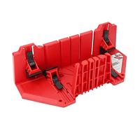 Alomejor Boîte de Scie à Onglet, Guide de Coupe à 45/90 Degrés | Matériau ABS haute résistance, léger mais durable, s\'adapte au bois, au gypse et au carrelage.