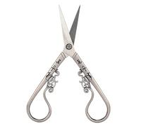 Alomejor Ciseau Artisanal en Acier Inoxydable, Design Compact (Silver | Lames incisives, Légères pour un rangement facile, Idéales pour la couture et la broderie