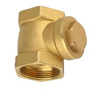 Alomejor Clapet Anti-retour, DN32, Construction Standard en Laiton | Mécanisme anti-retour, permet un écoulement d\'eau unidirectionnel, laiton durable, pression nominale de 232 PSI