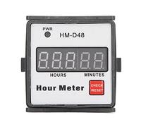 Alomejor Compteur Horaire Numérique, Plage de Minuterie 999,99 H, pour