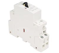 Alomejor Contacteur AC 2P 25A Commande Manuelle Économe en Énergie et (2NC)