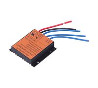 Alomejor Contrôleur D'éolienne Régulateur de Charge MPPT Basse Tension avec Lumière LED pour Systèmes D'alimentation Marins et Hors Réseau 12V 24V (5A)