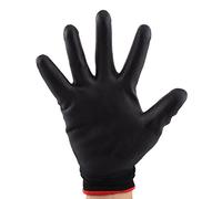 Alomejor de Travail Enduits de Nylon, Ajustement Flexible S/M/L (8m) | Tissu en nylon, Revêtement de la paume en PU, Antistatique, Ajustement confortable, Bonne perméabilité à l\'air, Résistant