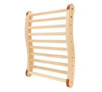 Alomejor Dossier de Sauna en Bois en Forme de S, Support Ergonomique Antidérapant pour la Relaxation dans Les Saunas Traditionnels, fabriqué à Partir de Bois de Pin Durable