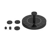Alomejor Fontaine Solaire avec Pompe et Buses Multiples pour Extérieur | Fonctionnement automatique, Silicium monocristallin, Hauteur d\'eau 30-60 cm, Pour bains d\'oiseaux