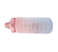 Alomejor Gradient Couleur Gradient One Faire une Bouteille D'eau avec - Portable Sports Water Cup (Rose)