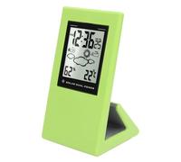 Alomejor Horloge Solaire, écran LCD avec thermomètre hygromètre intégrés minuterie Batterie for Maison Bureau école Serre Jardin extérieur