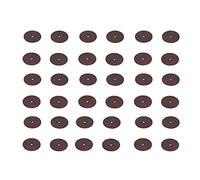 Alomejor Jeu de Disques de Coupe en Résine, 36 Pièces, Mini Meules de Coupe de Haute qualité pour Meuleuses électriques, de Métal, Circuits Imprimés en Plastique Marron