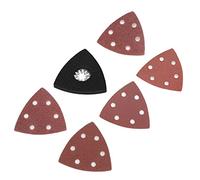 Alomejor Jeu de Feuilles Abrasives 90mm pour Outil Multifonction | Comprend 100 feuilles abrasives, Patins de ponçage durables, Compatible avec les outils Bosch et