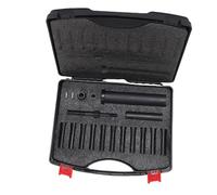 Alomejor Jeu D'extracteurs de Goupilles en Ligne 95400 avec Forte Force de Préhension pour la Réparation Automobile et L'entretien Mécanique, Kit en Métal de 18 Pièces