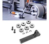Alomejor Kit de Moletage en Acier avec Molettes Diamant, Outil de | Molettes fines, moyennes et grossières, Construction en acier durable, Finition antidérapante