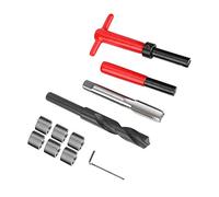 Alomejor Kit de Réparation de Filetage 11 Pièces, Outil Durable en Acier Inoxydable pour Appareillage Haute Tension, M16x2