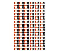 Alomejor Kit de Système de Nivellement de Carrelage - 151 Pièces Entretoises de Niveau Réglables pour un Positionnement Facile du Carrelage - Matériau ABS pour Installation au Sol et au Mur