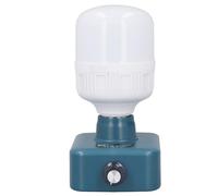 Alomejor LED Work Light Bulb, E27 12W Luminosité Réglable Design | Plage de luminosité 5 500-6 500 K, construction PC légère, idéale pour les ateliers, associée à des batteries 18 V