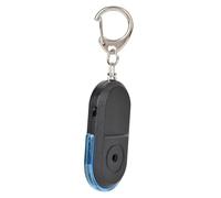 Alomejor Localisateur de Clés, Système D'alarme sans Fil (Blue) | Taille compacte, sifflet, matériaux de protection, assistance au voyage, indicateur LED