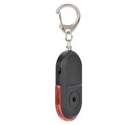 Alomejor Localisateur de Clés, Système D'alarme sans Fil (Rouge) | Taille compacte, sifflet, matériaux de protection, assistance au voyage, indicateur LED