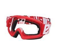 Alomejor Lunettes de Moto Durables, Anti-rayures, Réglables, pour Motocross, pour Enfants, Adolescents, Adultes, Cyclisme, Escalade, Matériau PC TPU (8060 Cadre Rouge)
