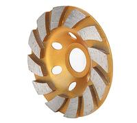 Alomejor Meule Diamant 100mm, Disque de Meulage Haute Efficacité pour | Matériau diamant durable, Bords lisses, Faible bruit, Convient au béton et au granit