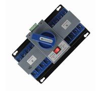Alomejor Mini Commutateur de Transfert Automatique, 4P Bipolaire | Conception compacte, protection de verrouillage fiable, commutation de charge CA