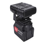 Alomejor Mini Radiateur Spatial à Piles avec Batteries de 3,9 Ah (Prise UE) | Chauffage rapide, conception portable, fabriqué en ABS durable, parfait pour le bureau, le camping, protection contre