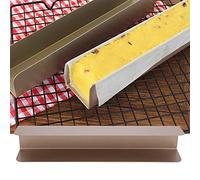 Alomejor Moule de Cuisson Antiadhésif pour Biscuits et Cookies aux Canneberges, Ustensiles de Cuisine Durables en Acier au Carbone 24.5x4x4cm (Longue TG20#B)