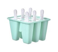 Alomejor Moules à Glace en Silicone avec Bâtonnets, Ensemble de 6 Pièces | BPA, facile à démouler, danger pour les enfants, qualité durable.