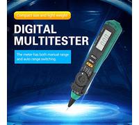 Alomejor Multimètre Numérique, Testeur à Stylo à Gamme Automatique | Taille compacte, indicateur de test logique, facile à transporter, précision 0,7 %